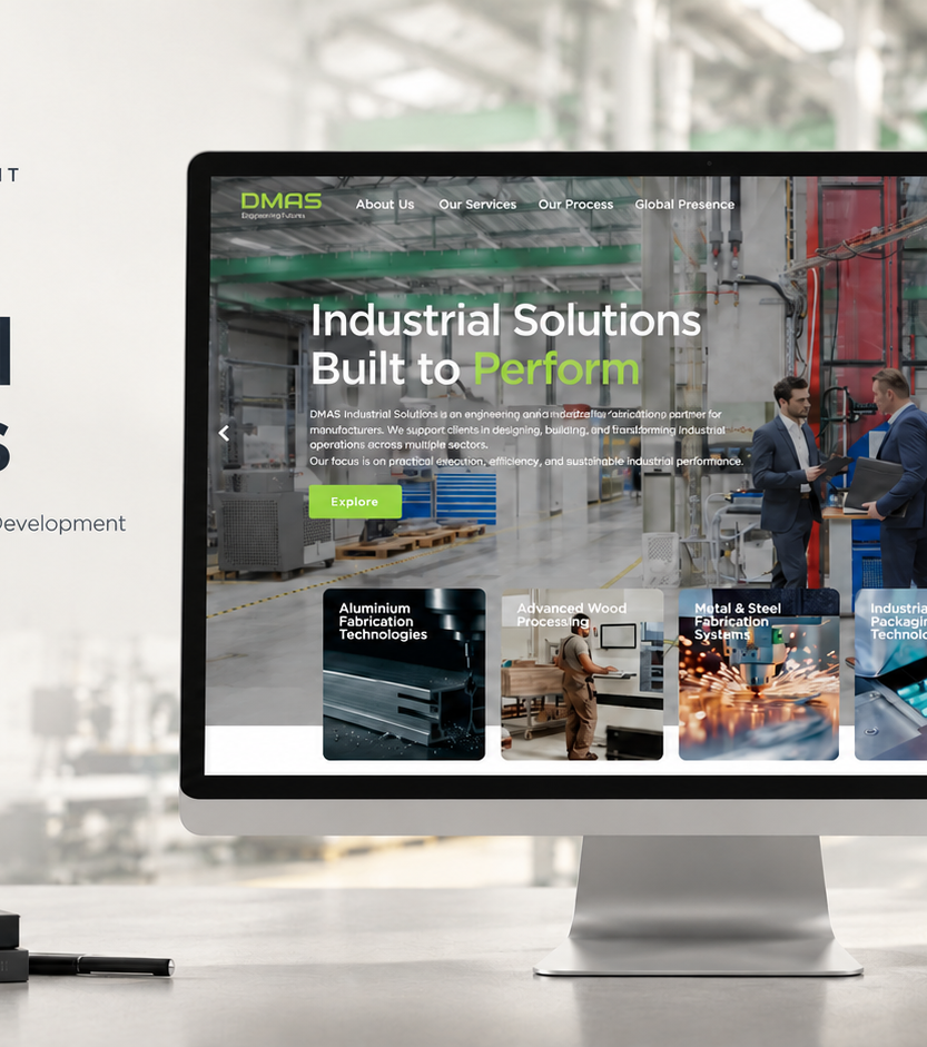 DMAS Industrial Website Showcase